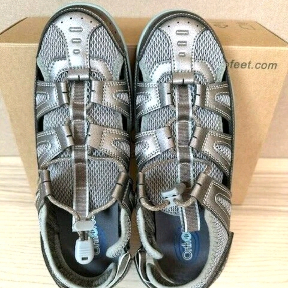 OrthoFeet New Verona Sandals 11.5 Wide - Picture 6 of 12